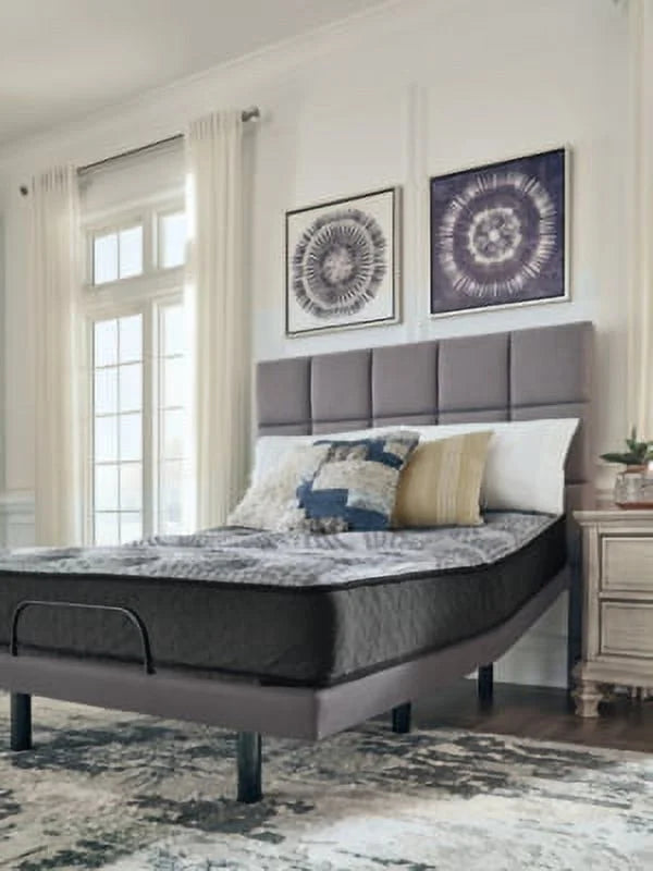 Signature Design by Ashley  Comfort Plus Twin Mattress, Gray