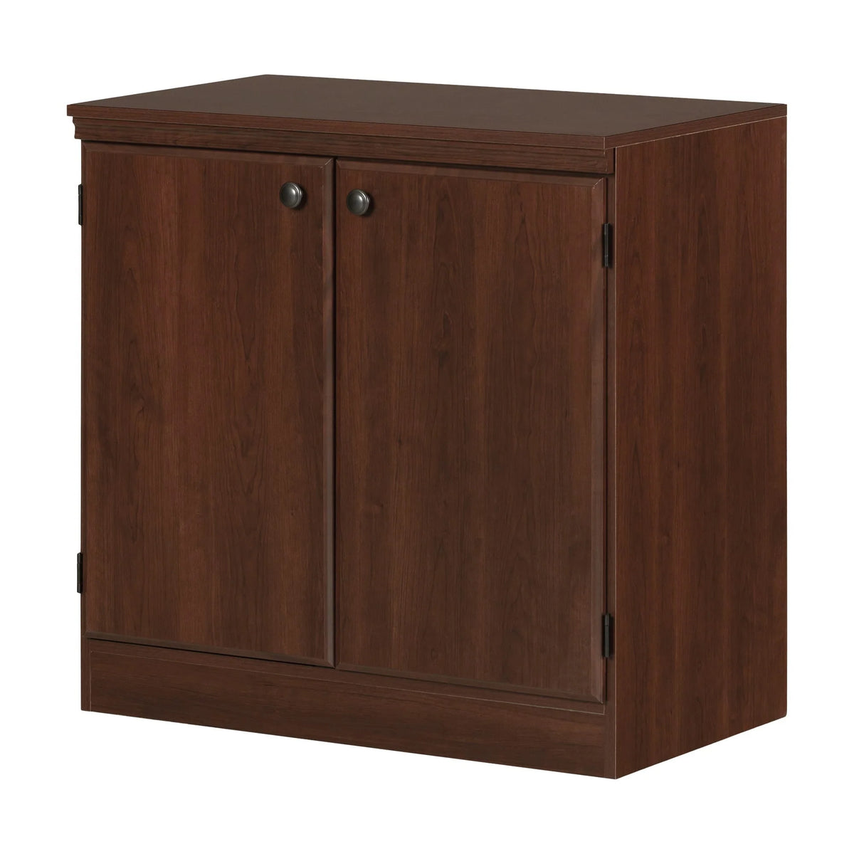 South Shore Morgan 2 - Door Storage Cabinet, Royal Cherry