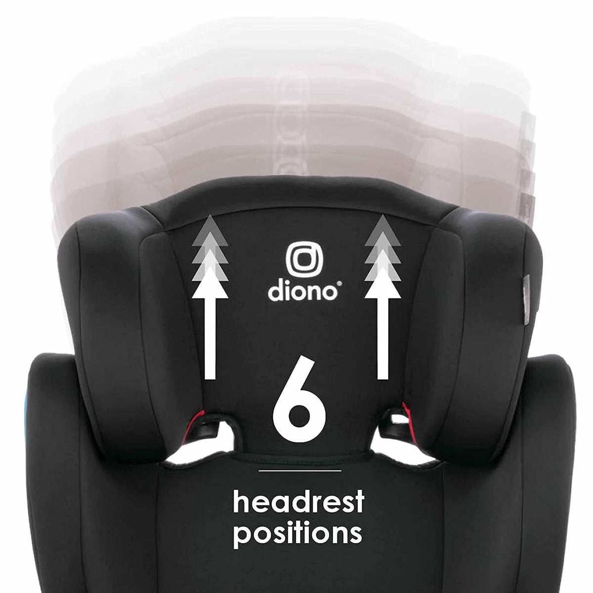 Diono Cambria 2 Latch 2-in-1 XL Highback Booster Car Seat. Black