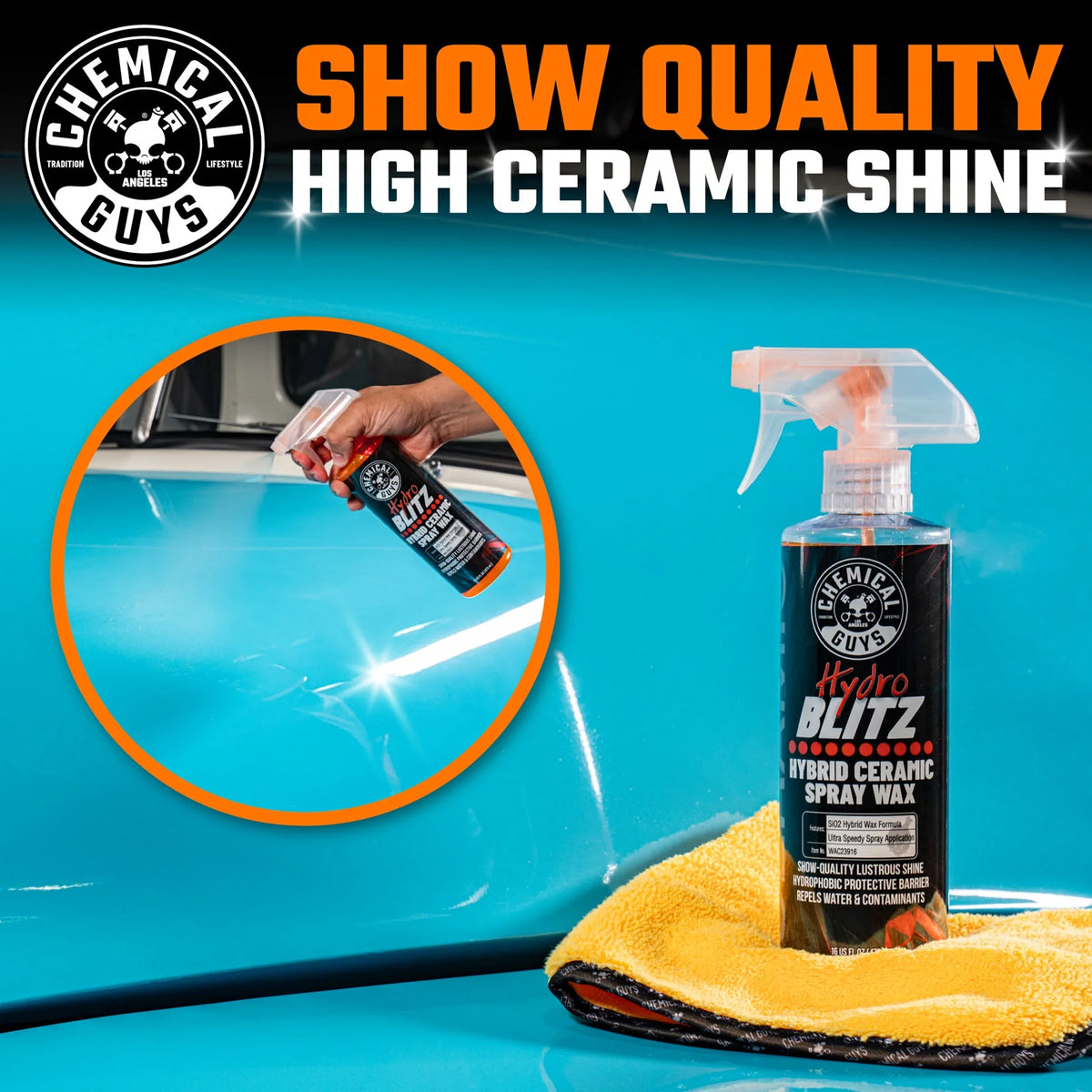 Chemical Guys Premium Exterior Ceramic Detail Bucket Kit, 10 Piece