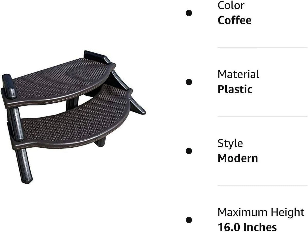 Confer Edge Spa and Hot Tub Step Black