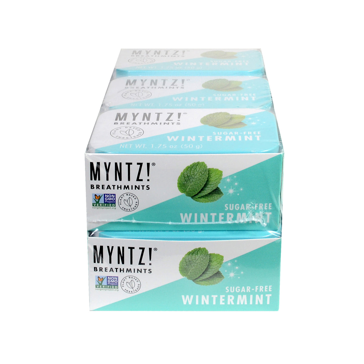MYNTZ! Sugar Free Breathmints, Wintermint, 1.75 oz, 12-count