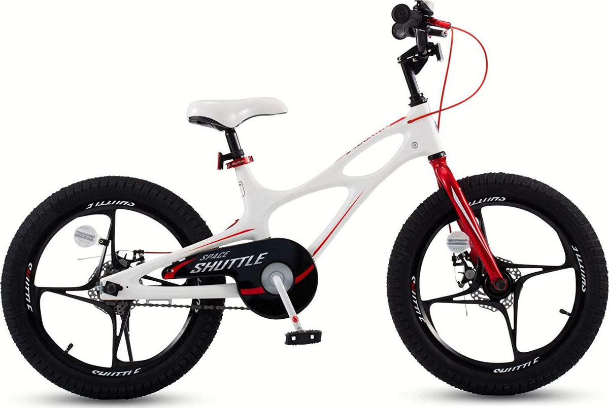 RoyalBaby 18 inch Magnesium Space Shuttle Kid-s Bike. White