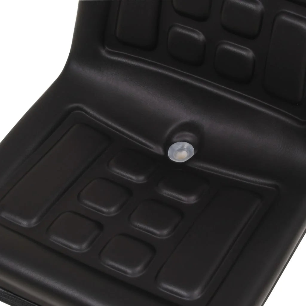 vidaXL Universal Tractor Seat Black