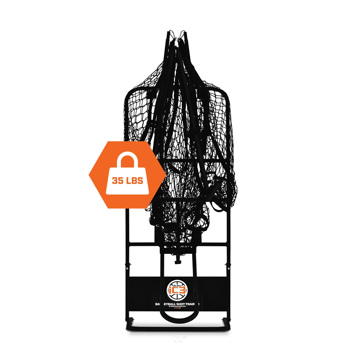 Dr. Dish iC3 Basketball Return Shot Trainer for Pole and Wall Mount Hoops