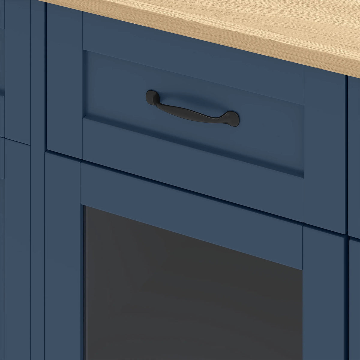 DEXTRUS Kitchen Island with Seating & Drop Leaf, Kitchen Island on Wheels with Doors & Drawers, White