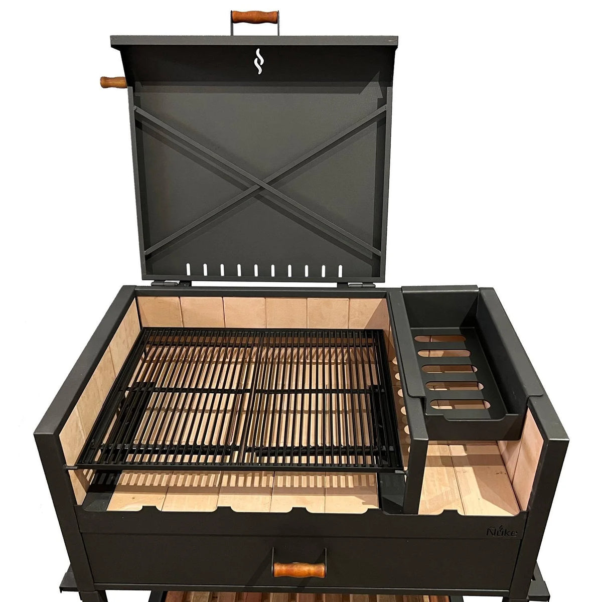 Nuke Delta02  Authentic Argentinian-Style Outdoor Cooking Charcoal Grill, 40"