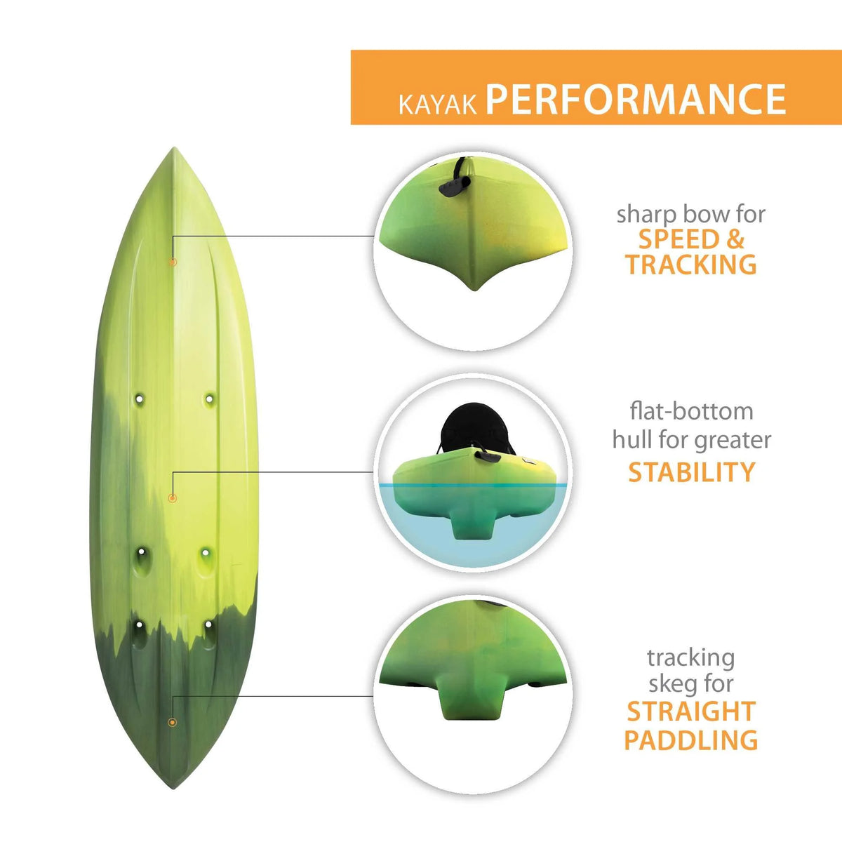Lifetime Tamarack Angler 10 ft. Fishing Kayak, Volcano Fusion (91340)