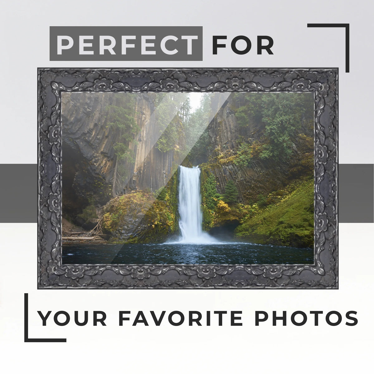 20x48 Frame Black Passaggi Solid Wood Picture Frame Width 1.5 Inches | Interior Depth 0.5 Inches |
