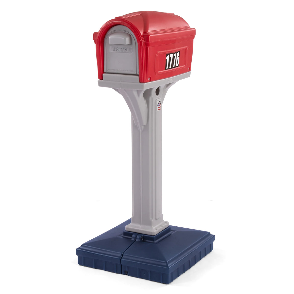 Simplay3 Dig-Free Easy up Classic Mailbox (Americana), Gray