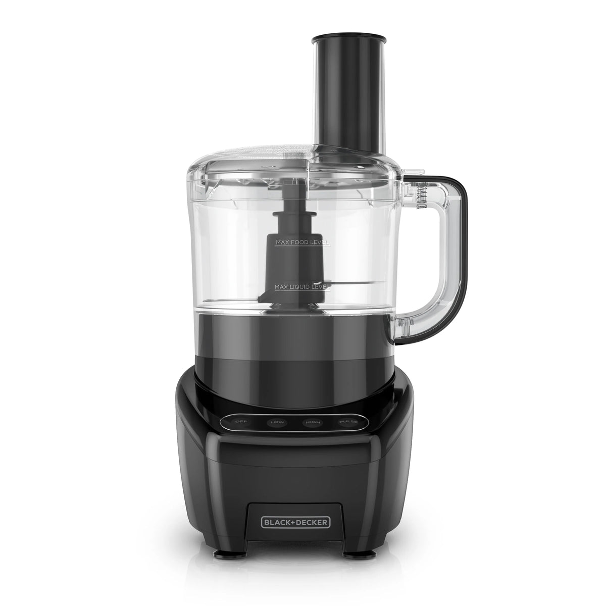 BLACK+DECKER Easy Assembly 8-Cup Food Processor, Black, FP4200B