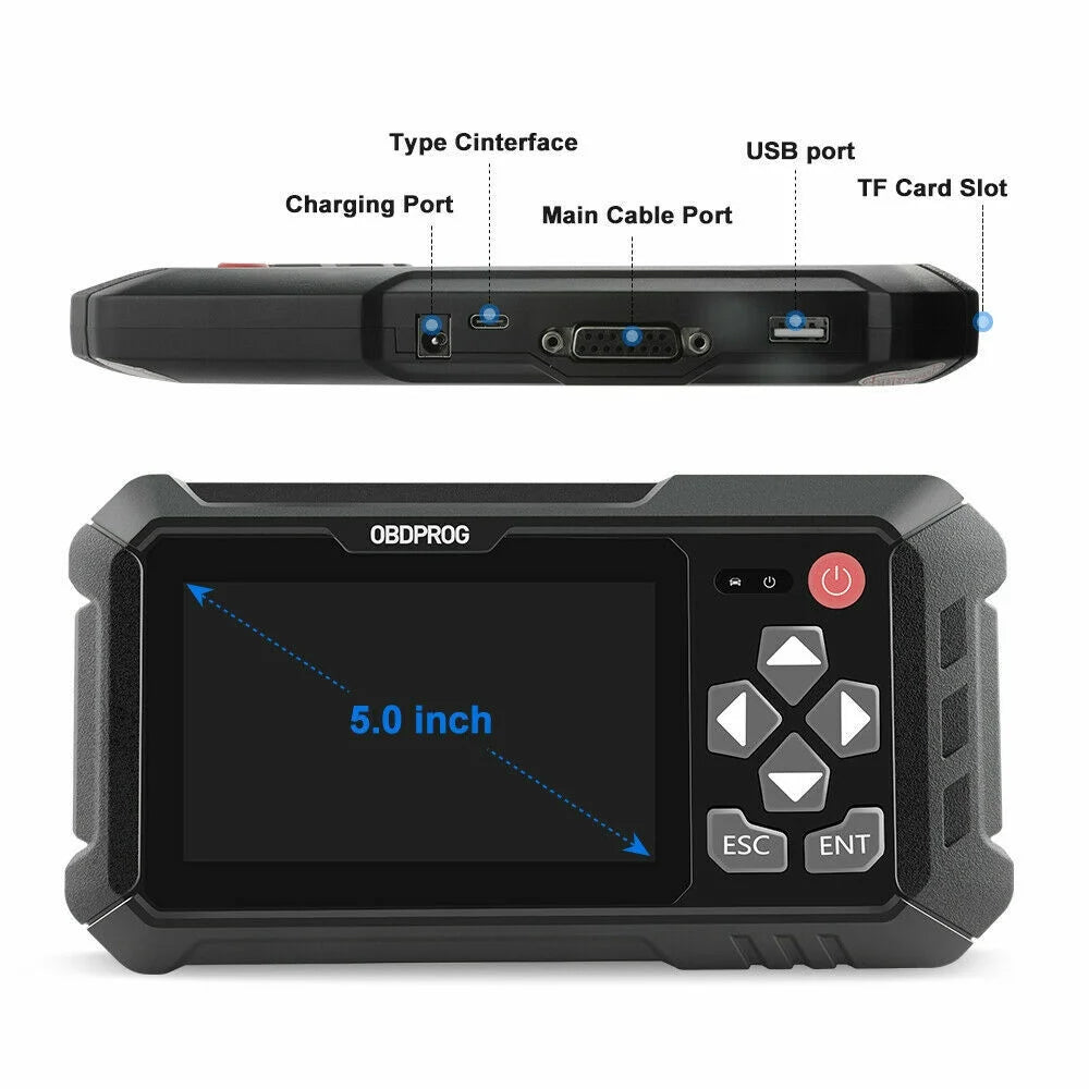 OBDPROG Doctor M500 Car Odometer Mileage Correction OBD2 Scanner Code Reader Diagnostic Oil Service Reset Tool