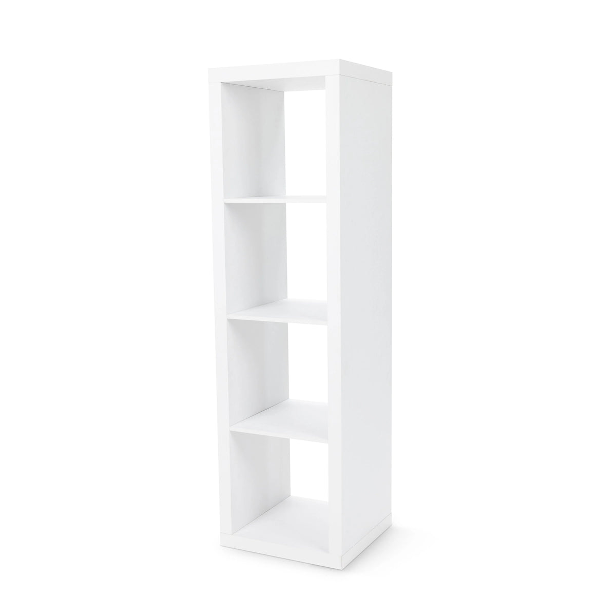 Better Homes & Gardens 4-Cube Vertical Storage Organizer, White Texture