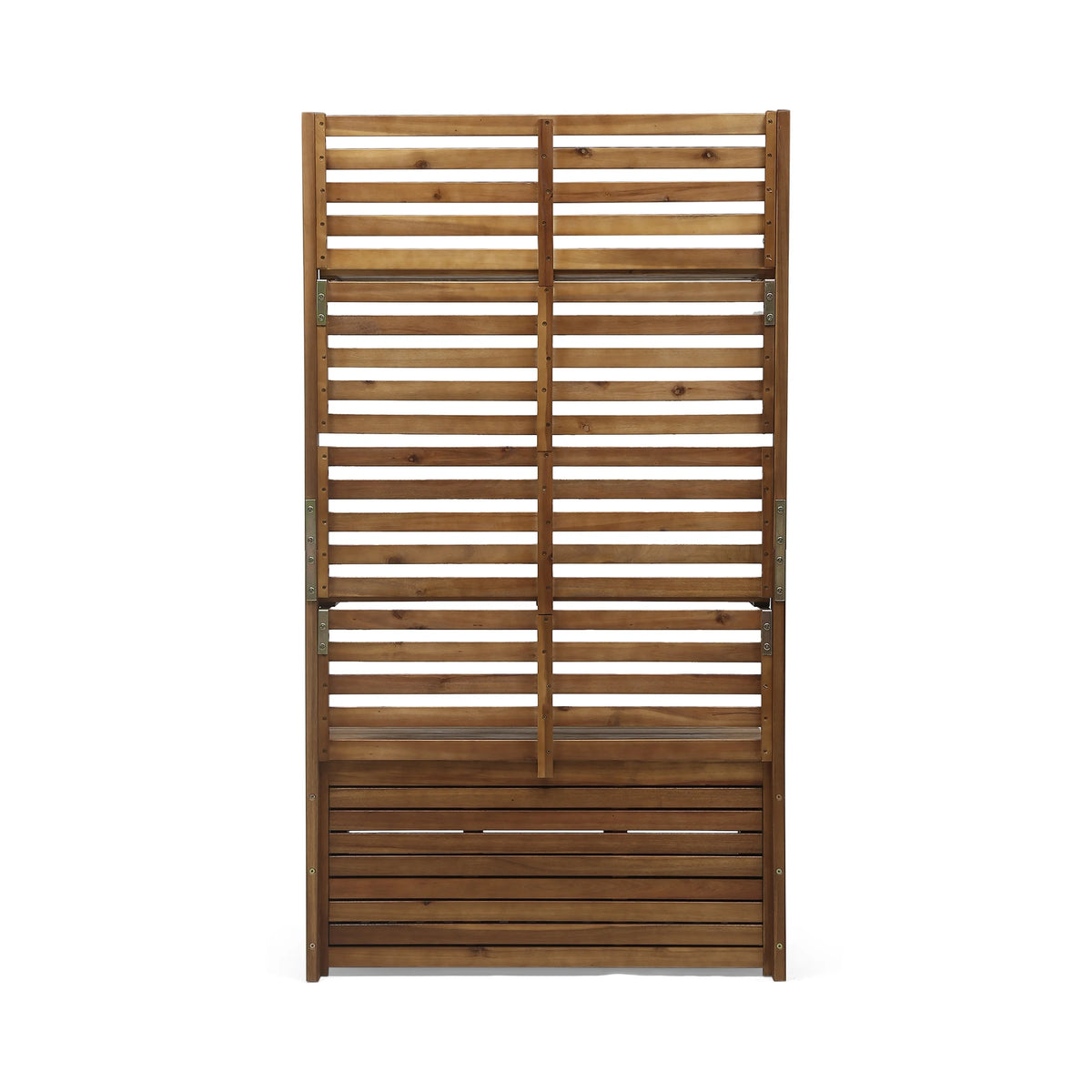 Priscilla Indoor Wooden Hall Tree, Teak Finish