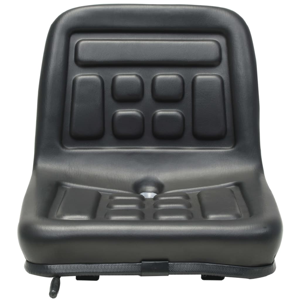 vidaXL Universal Tractor Seat Black