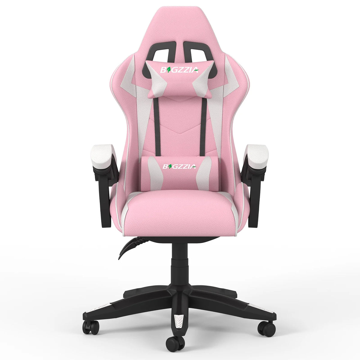 Bigzzia Gaming Chair with Footrest, Gaming Chair for Adult with Headrest and Lumbar Support,Red