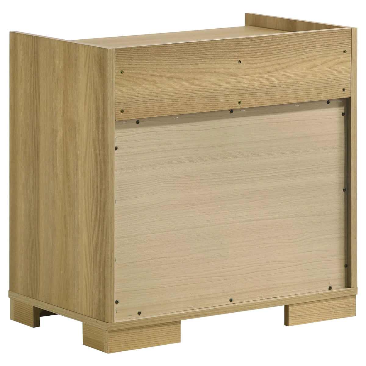 Coaster Hyland 4-Piece Wood Eastern King Bedroom Set in Natural and White