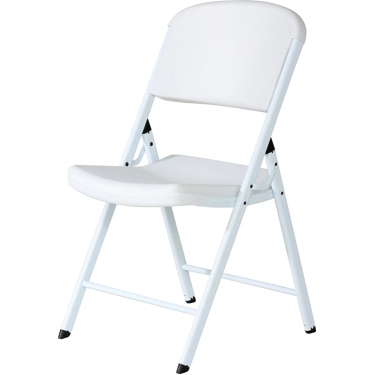 Lifetime Folding Chair, Indoor/Outdoor Commercial, White Granite, 4 Pack (42804)