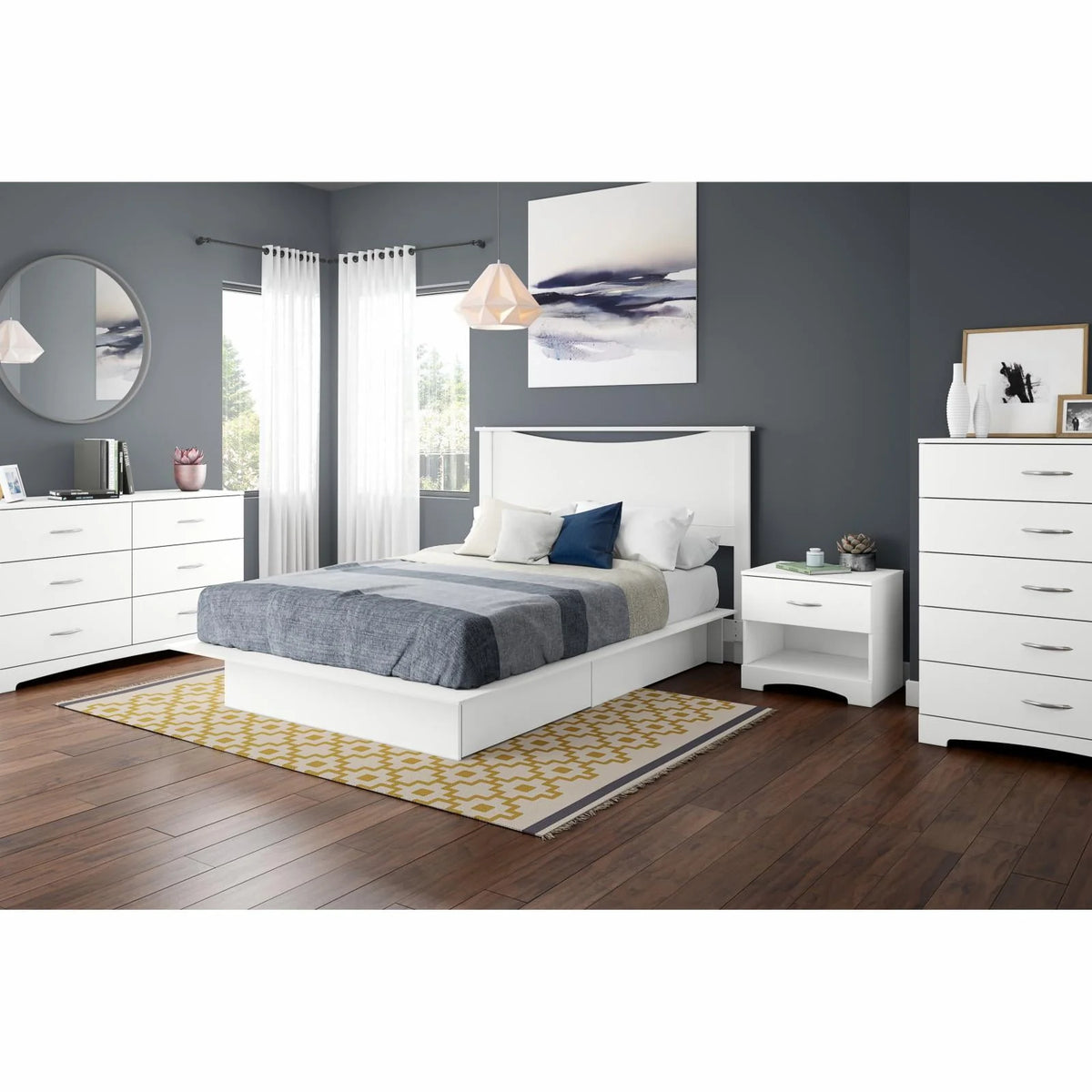 South Shore Step One 5-Drawer Chest - White, Finish - Pure White