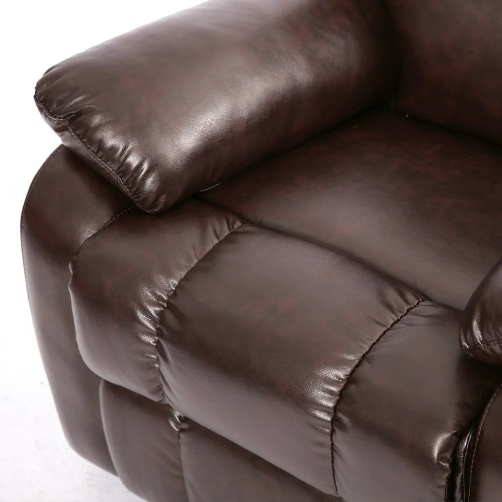 Loveseat Chaise Reclining Couch Recliner Sofa Chair Leather Accent Chair Set