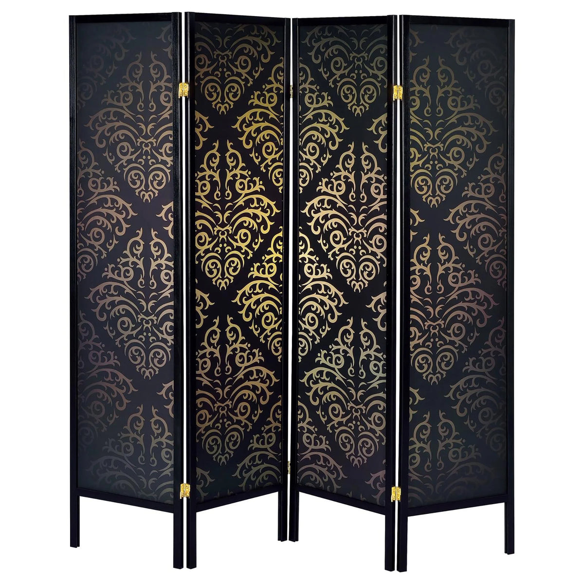 Privacy Screen 82.8'' W x 65'' H 6 - Panel Solid Wood Folding Room Divider, Natural,Outdoor Privacy Screen