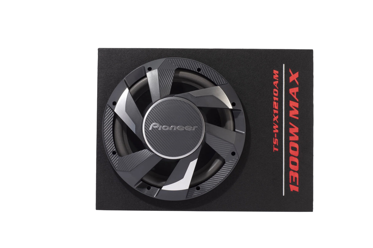 Pioneer TS-WX1210AM 12” 1300 Max Power Ported Enclosure Active Subwoofer with Built-in Amplifier