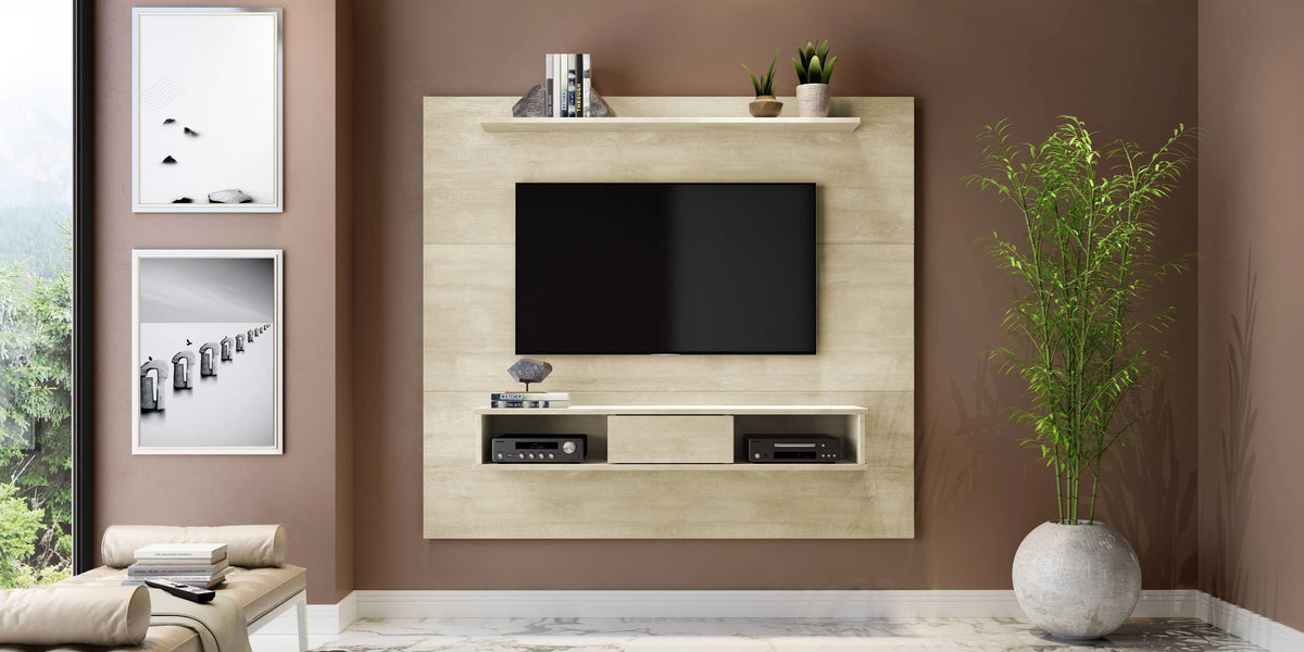 Midtown Concept Omaha 2-Shelf TV-Board (Up to 70inch TVs)