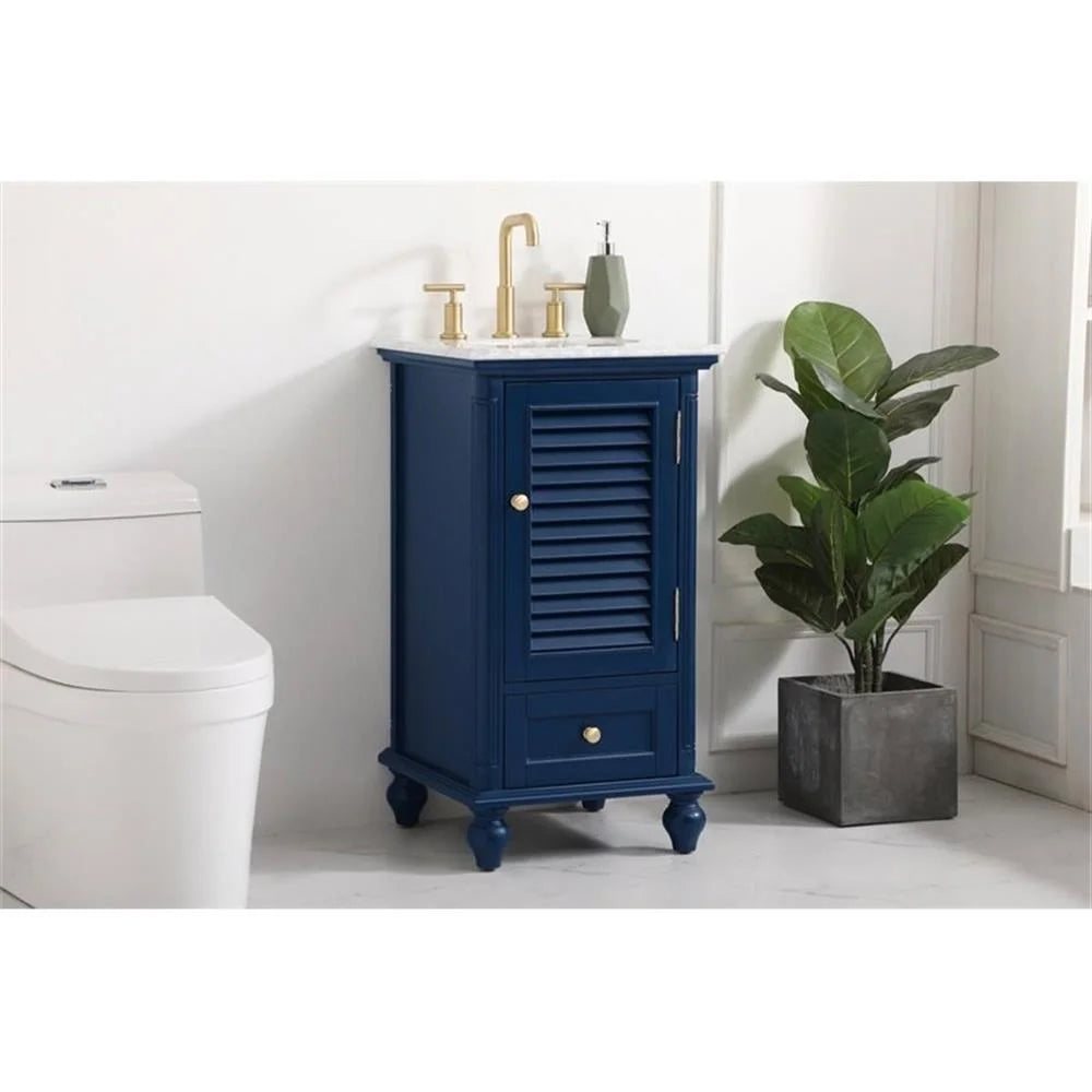 19 inch single bathroom vanity in grey