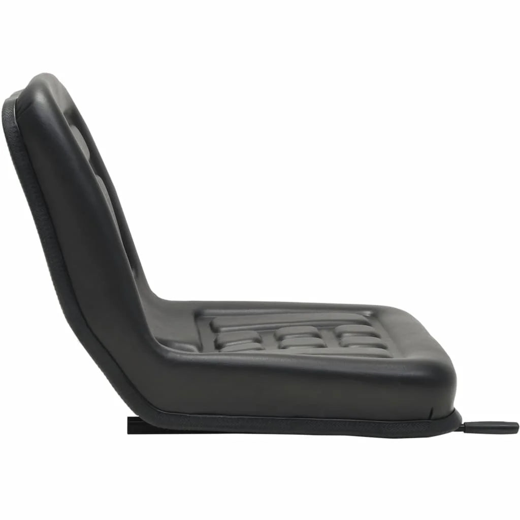 vidaXL Universal Tractor Seat Black