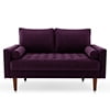 Koby Home Sectional Loveseat Couch Sofa Mid-Century 58" Sofas Couches for Living Room Stale Mint