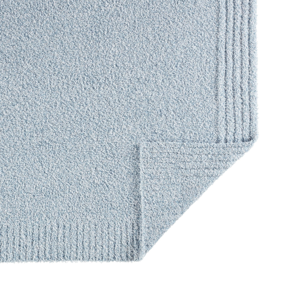 Better Homes & Gardens Cozy Knit Throw, 50"x72", Blue Solid