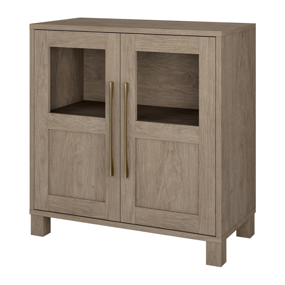 Evelyn&Zoe Holbrook Rectangular Accent Cabinet, Alder White
