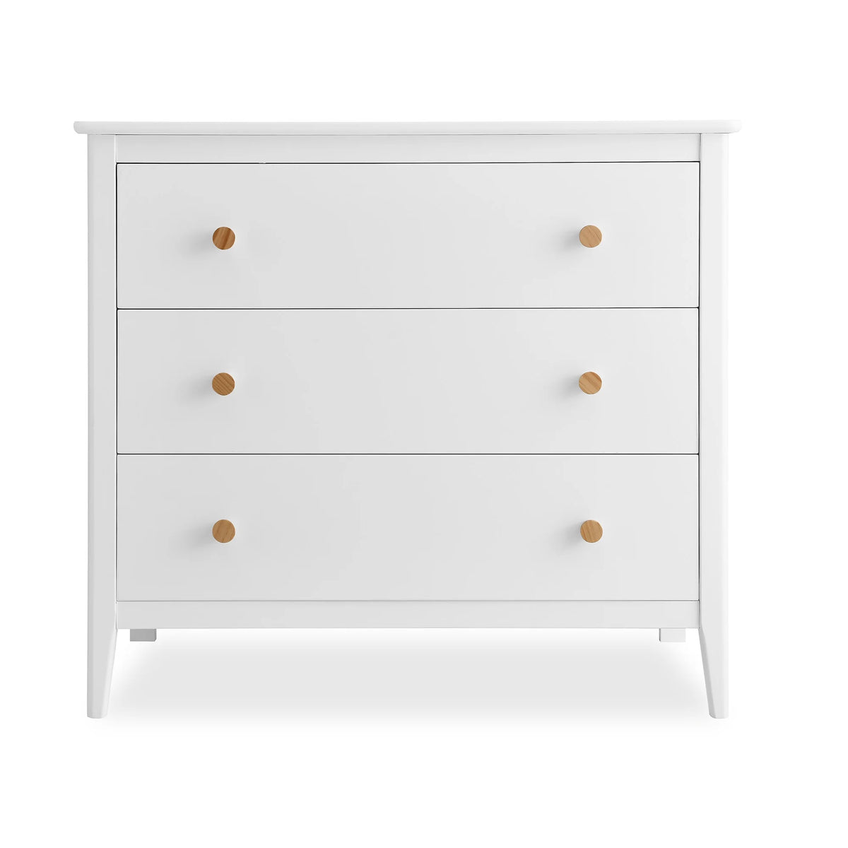Delta Children Casey 3 Drawer Dresser with Interlocking Drawers, Black Ebony/Natural