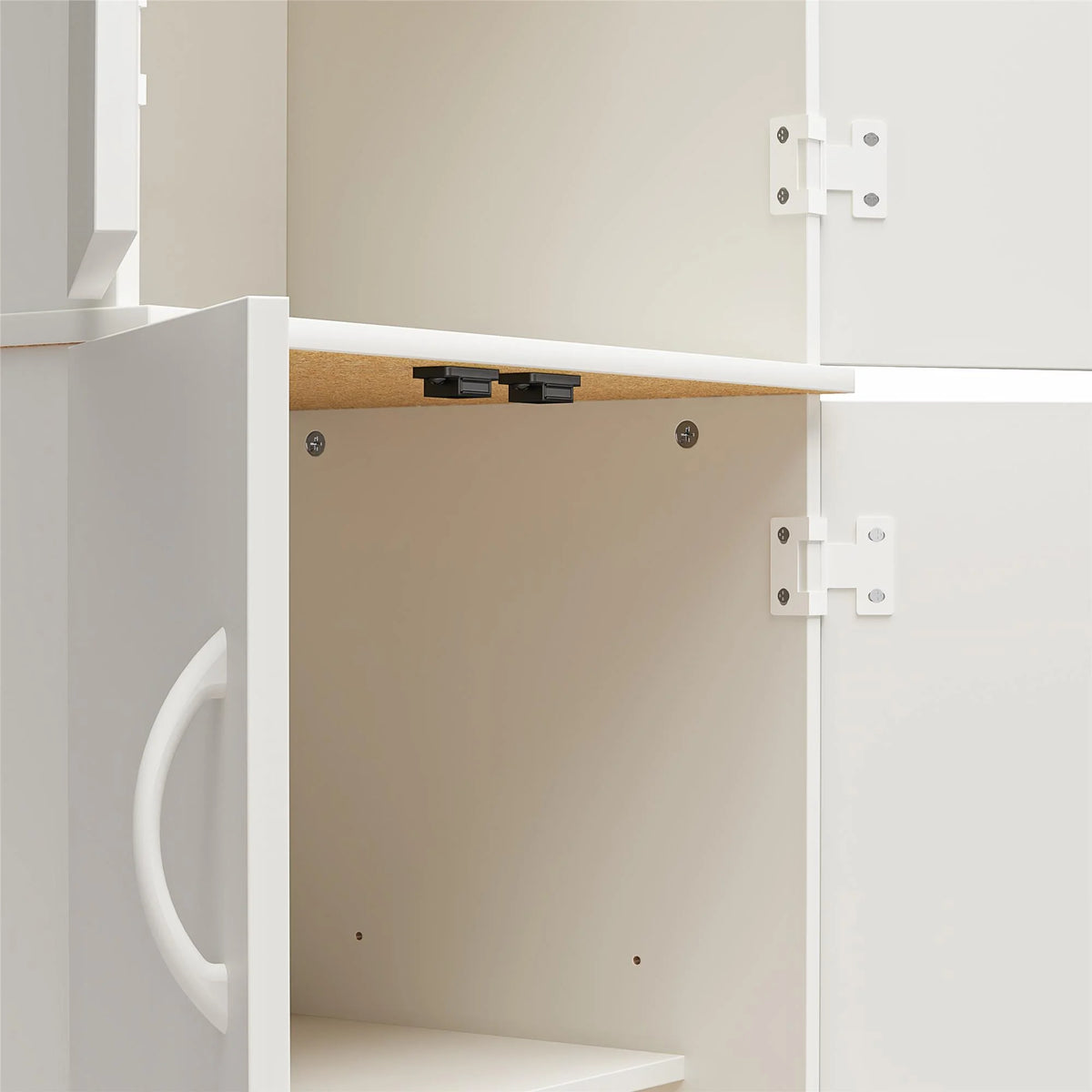 Mainstays 72" 4-Door Storage Cabinet, Espresso