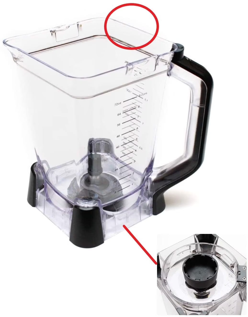 Ninja Pitcher XL 72 oz Blender, Black