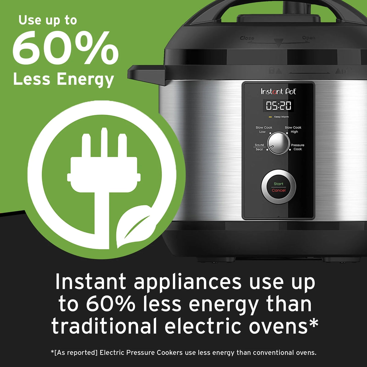 Instant Pot 6QT Easy 3-in-1 Slow Cooker, Pressure Cooker, and Saut�� Pot