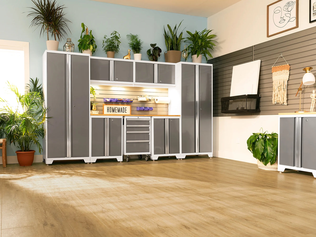 NewAge Products Bold Series 9-Piece Garage Storage Cabinet Set