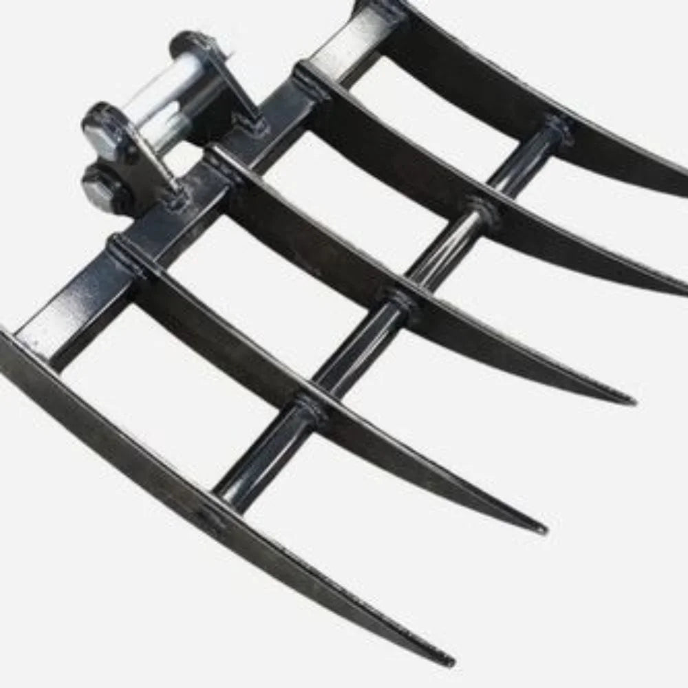 11-in-1 Mini Excavator Attachment Kit with Quick Coupler & Heavy-Duty Tools