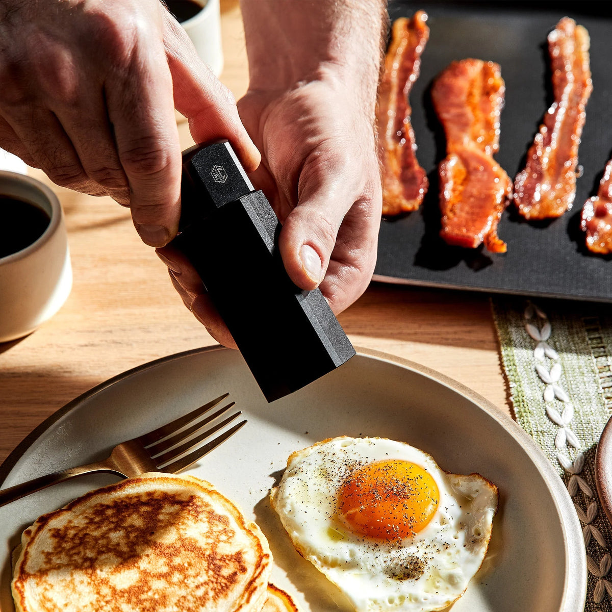 HexMill Tabletop Salt and Pepper Grinders