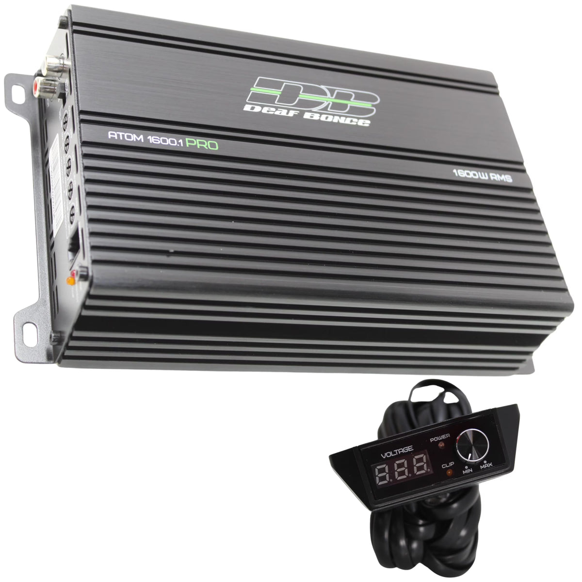 Deaf Bonce Apocalypse ATOM 1.6K Pro Ultra-Compact Amplifier with Bass Knob & Mounting Hardware