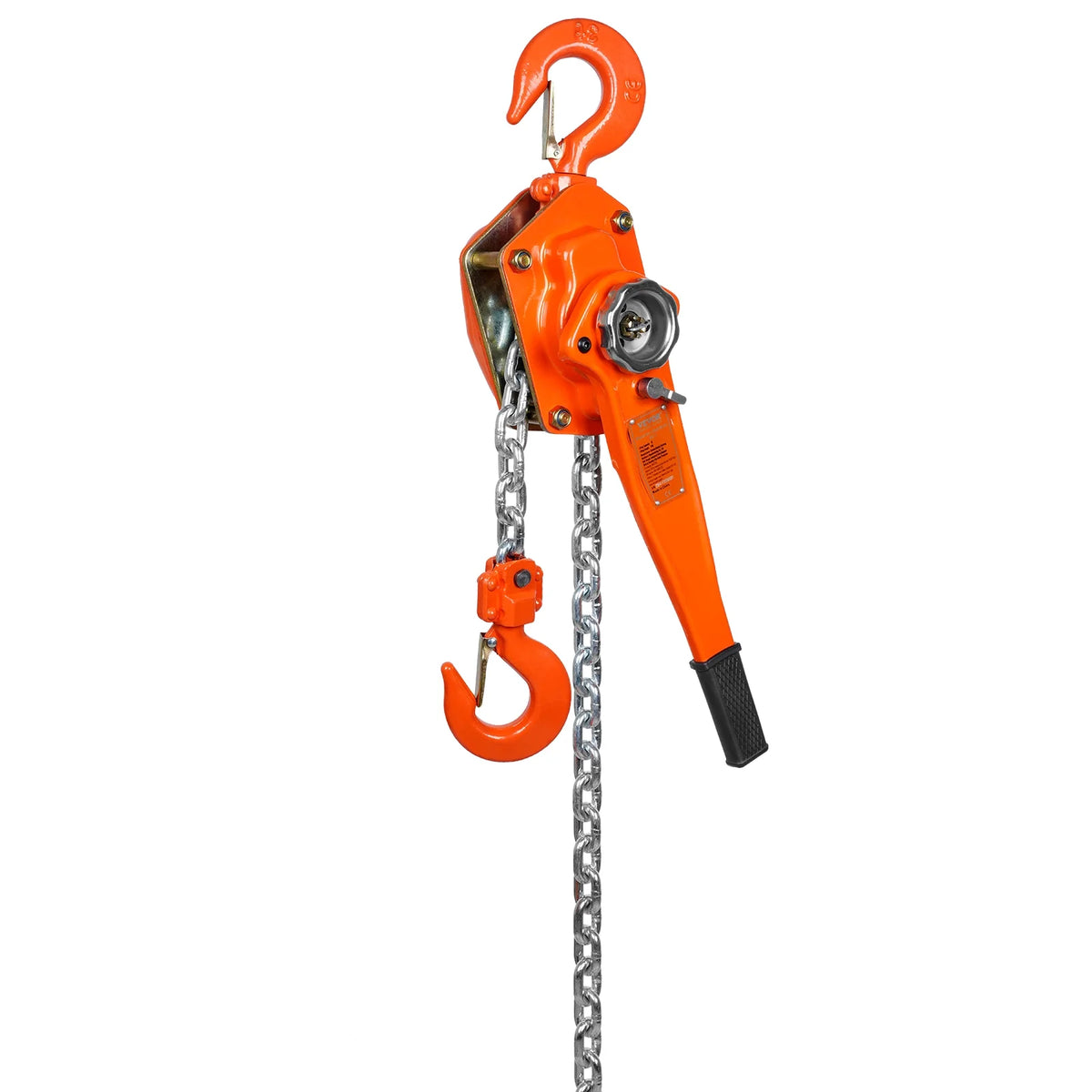 VEVOR Manual Lever Chain Hoist, 3 Ton 6600 lbs Capacity 10 FT Come Along, G80 Galvanized Carbon Steel with Weston Double-Pawl Brake, Auto Chain Leading & 360�� Rotation Hook, for Garage Factory Dock
