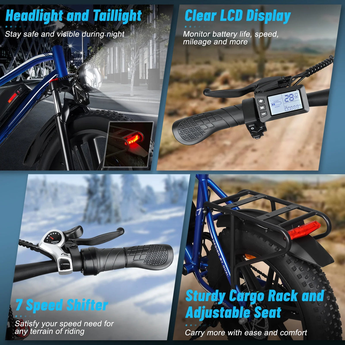 Hipatoo 26" Electric Bike 500W 20MPH E-bike, 36V 10.4Ah Battery, Ebike for Adults, E Bike UL2849