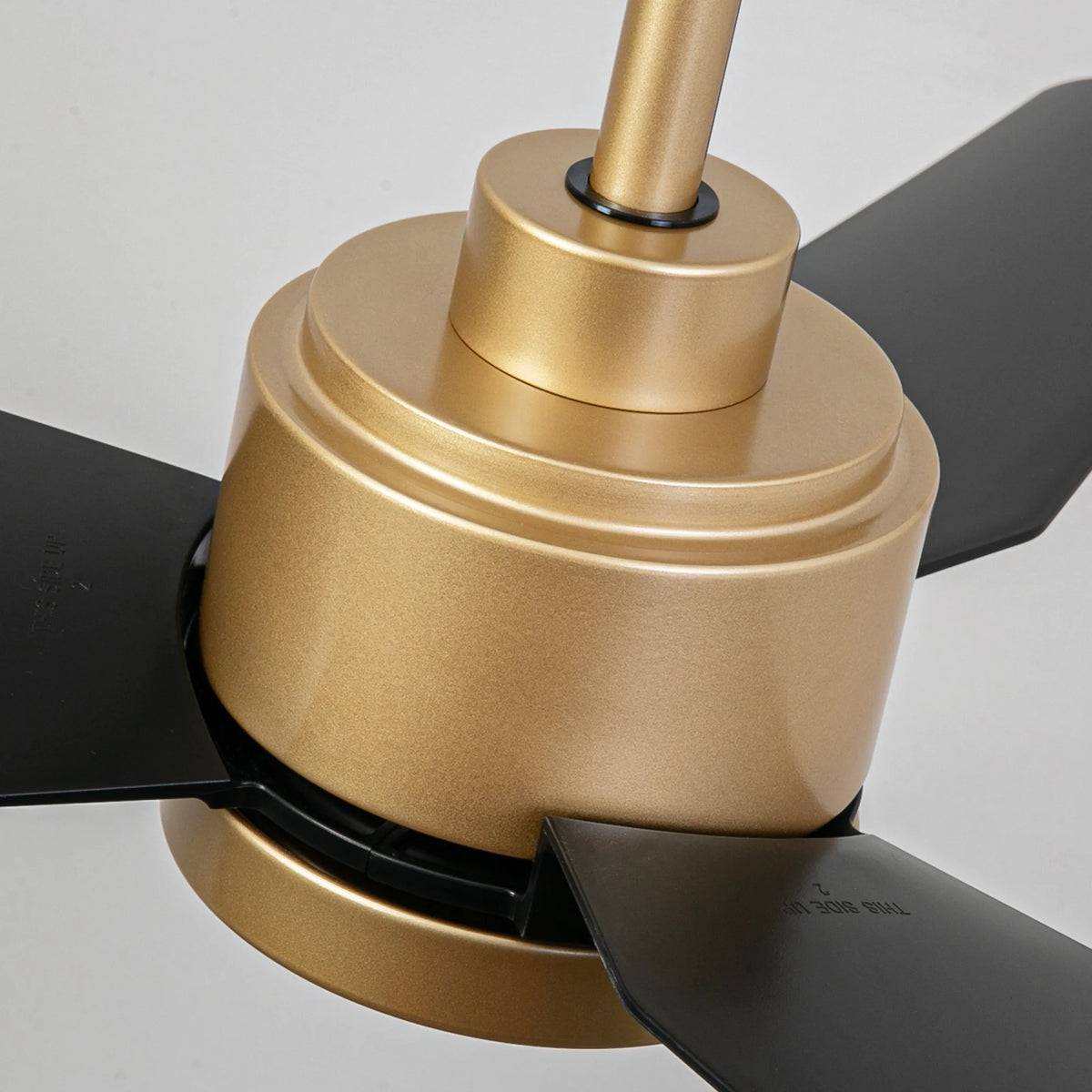 42" Modern Gold Dimmable Ceiling Fan DC Motor Indoor 3-blade LED Ceiling Fan with Remote