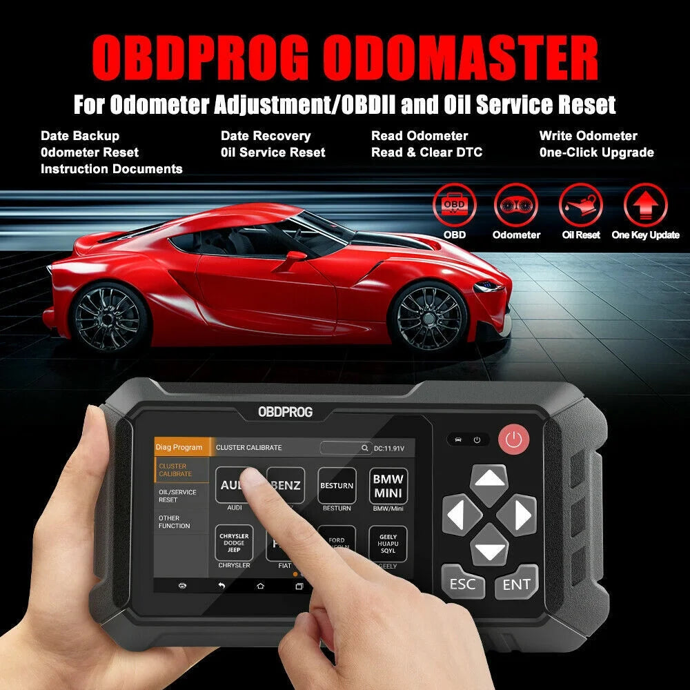 OBDPROG Doctor M500 Car Odometer Mileage Correction OBD2 Scanner Code Reader Diagnostic Oil Service Reset Tool