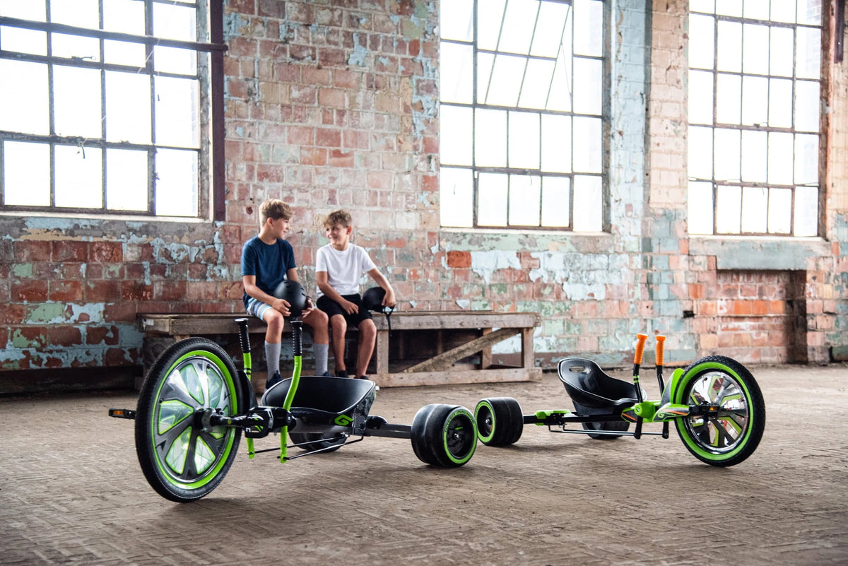Huffy Green Machine 20-inch 3-Wheel Tricycle in Green and Gray