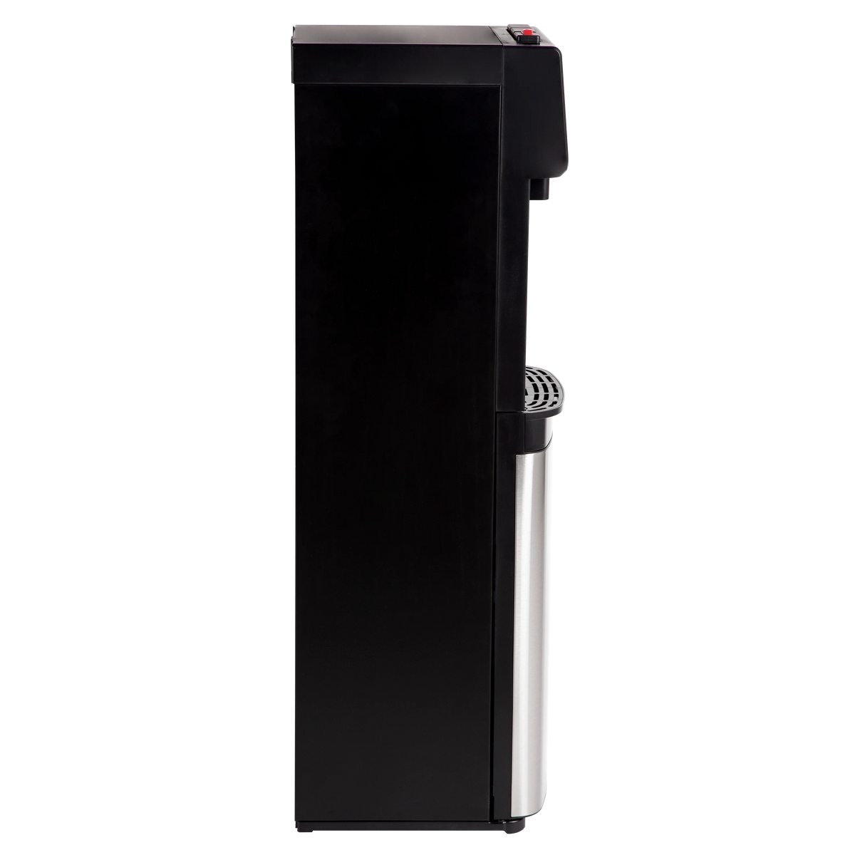 Great Value Bottom Loading Hot/Cold/Room Temp. Water Dispenser, Black/Stainless Steel Water Cooler, 41" High