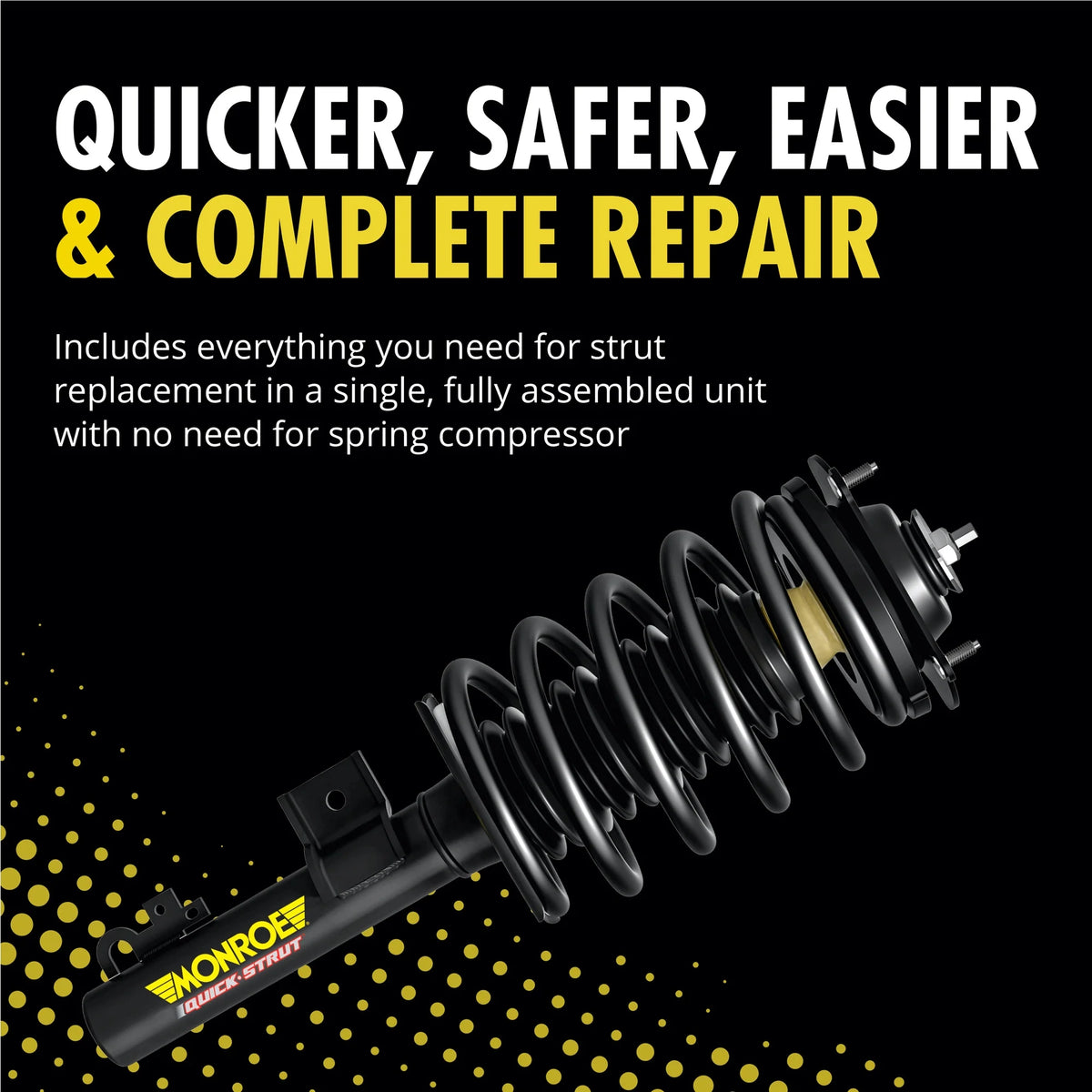 Monroe Shocks & Struts Quick-Strut 272492 Strut and Coil Spring Assembly