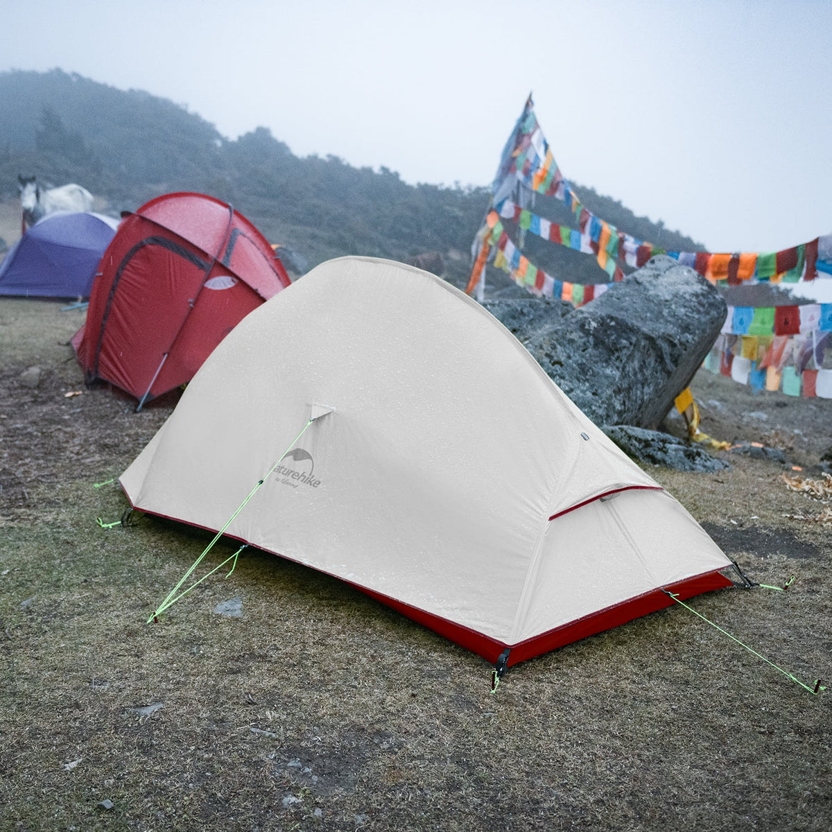Naturehike Cloud-Up 1/2/3 Person Backpacking Tent Lightweight Waterproof