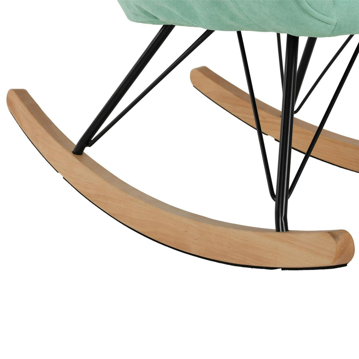 Baby Relax Noah Rocker Chair with Side Storage Pockets. Teal