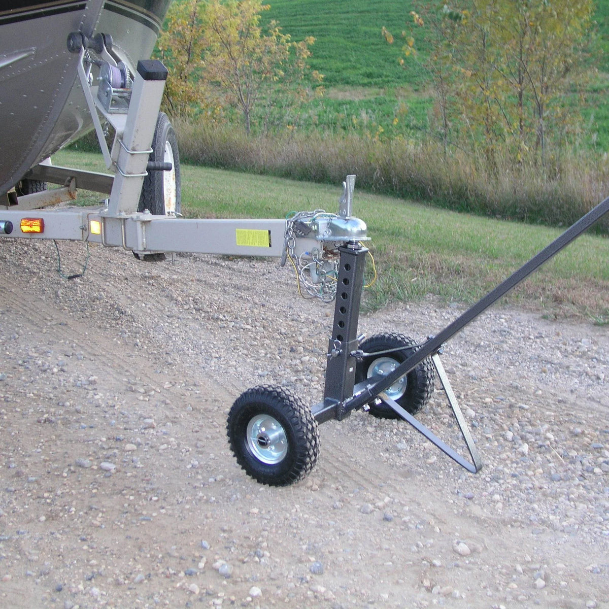 Tow Tuff Adjustable Heavy Duty 800 Pound Capacity Portable Trailer Dolly